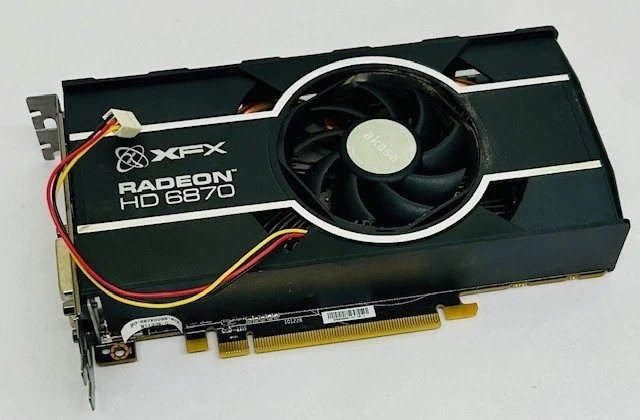 1GB RADEON XFX HD6870 GDDR5 Dual DVI/ HDMI/ Mini-DP PCI-e Graphics Video Card