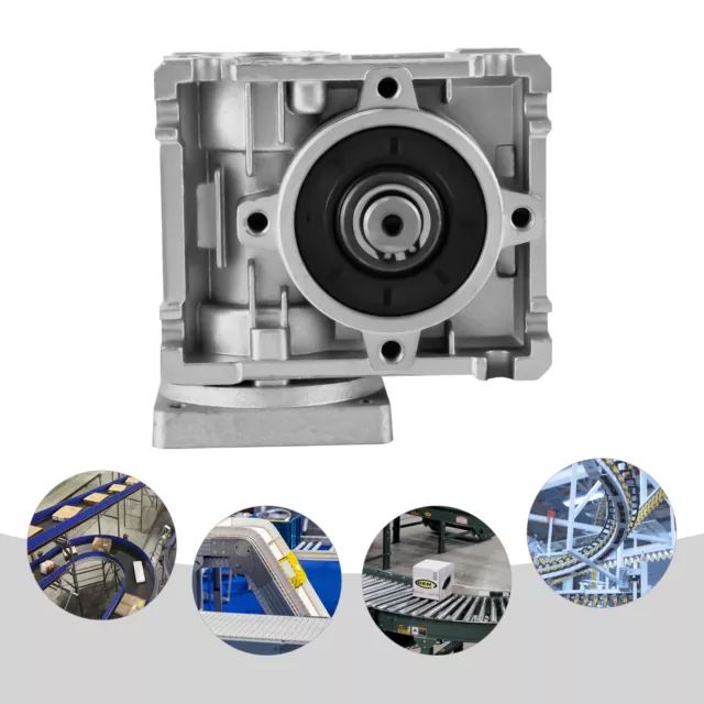 1500rpm Worm Gear Gearbox Speed Reducer Ratio 10 :1 For Stepper Motor Aluminum