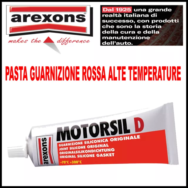 Pasta Mastice Rossa Per Guarnizioni Arexons Motorsil D Alte Temperature Motori