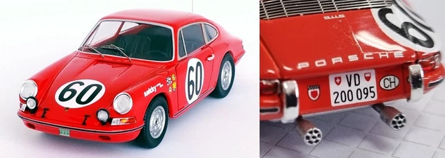 Miniature Spark 1/43 - Trofeu DSN183 - Porsche 911 Le Mans 1971 N°43 - Bodin/Courthiade (Pré-vente)