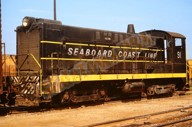 Vtg 1975 Train Slide 91 SCL Seaboard Coast Line Railroad X3M079