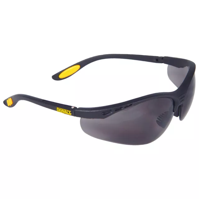 DeWalt  DPG58-2 Reinforcer Safety Glasses, Smoke Lens ANSI Z87.1+
