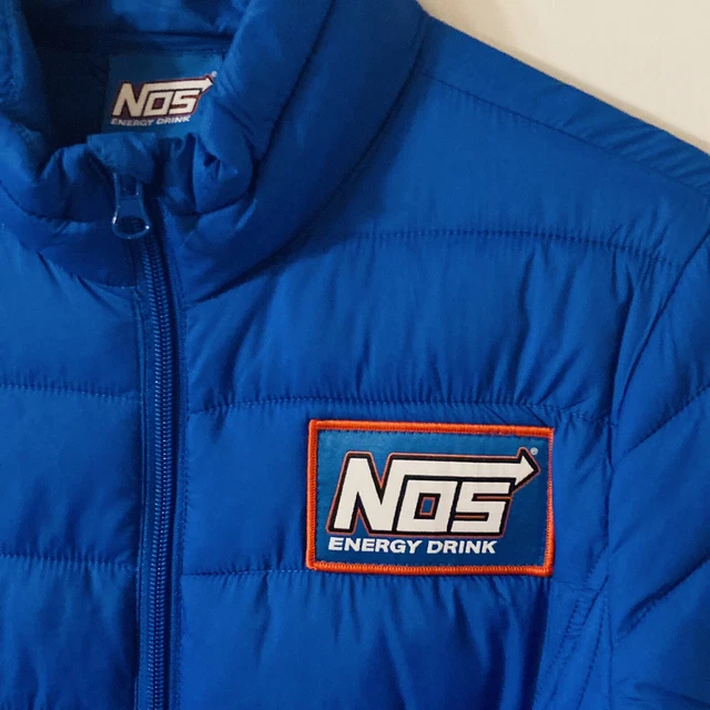 NOS MONSTER ENERGY Drink Light Women’s Quilted Puffer Jacket Size