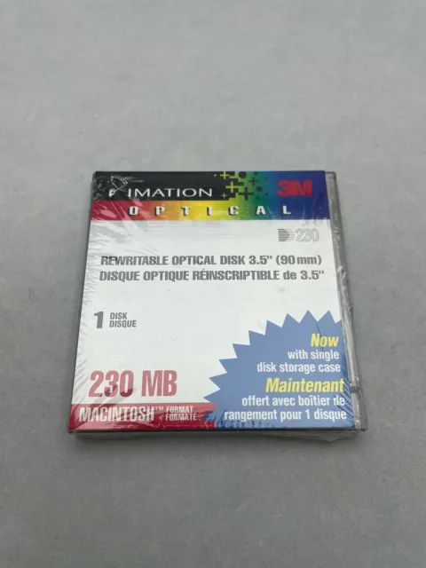 Imation optical 3M 1 Disk 230MB Macintosh Format