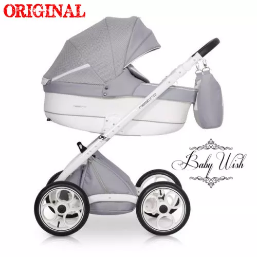 Riko Nestro Bébé Landau 2in1, 3in1 Maxi-Cosi, Isofix+Nacelle+Poussette + Siège