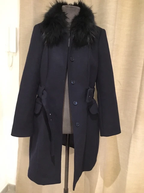 Manteau bleu online marine claudie pierlot