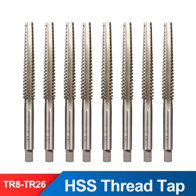 Tap Thread 1PC HSS Left/Right Hand Screw TR8-26 Machine Trapezoidal Tool