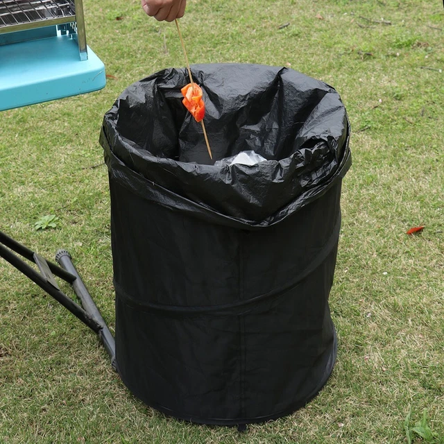 Nuevo cubo de basura bolsa de basura accesorios portátiles almacenamiento intercambio camping