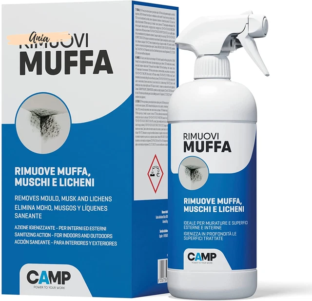 RIMUOVI MUFFA, Antimuffa Igienizzante Professionale, Elimina Rapidamente Muffe,