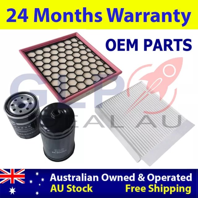 *GENUINE* SERVICE FILTER KIT (OIL AIR FUEL CABIN) for LDV T60 2.8 DIESEL 17- ON