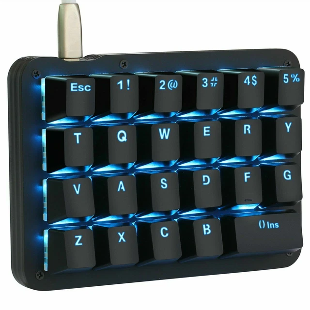 DIY CUSTOM MECHANICAL Gaming Keypad 23 Keys Keyboard Red Switches £43.