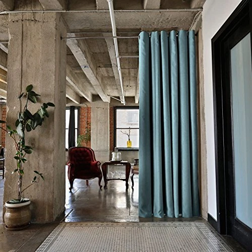 Room Dividers Now Tension Rod Room Divider Curtain Kit 9ft Tall 2ft 4in 4ft Wide