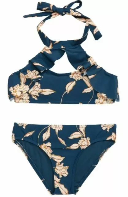 NWT O'Neill Emerson Bralette Bikini Set Girl's sz 5 Multi  19858