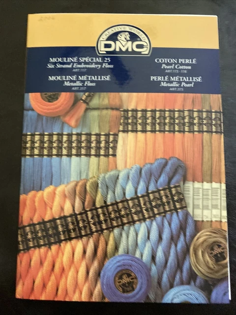 DMC Stitchers Color Guide Seis Hebras Bordado Hilo/Perla Algodón-edición 2004