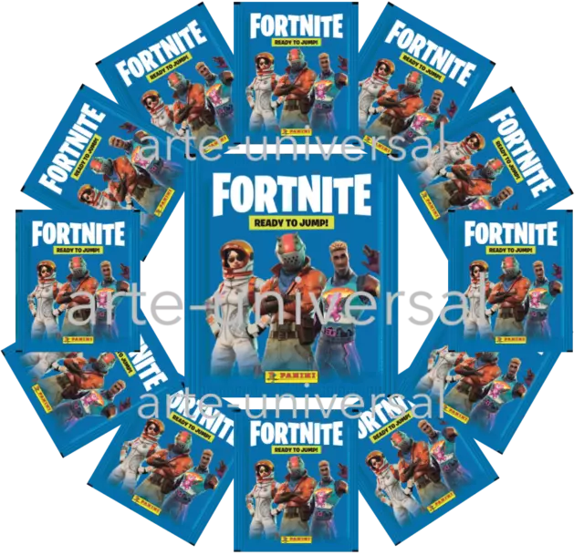 50 PACKS (250 stickers) Panini FORTNITE 2019 Ready to Jump Series Collection