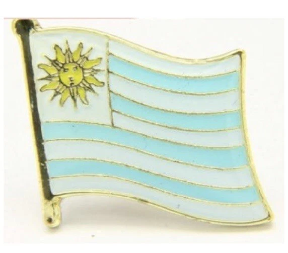 Uruguay Drapeau Pays Broche Revers Cravate Tack Lds Missionnaire Statesman Ties