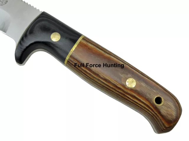 J&V Adventure Knives Puma Brown Cocobolo Fixed Blade Knife Hunting Skinning Camp 3