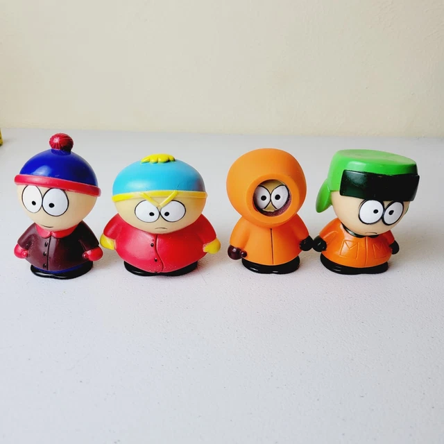 Lot Figurines Et Porte-clés South Park - Cartman, Kyle, Kenny - Rare - Comedy Central