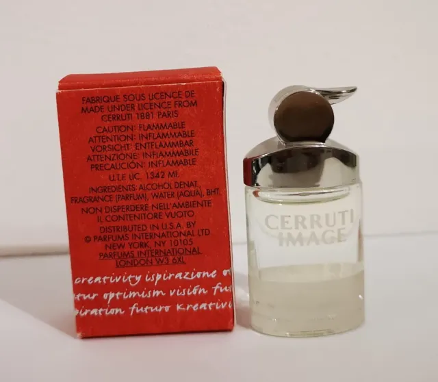 Miniature parfum Cërruti image women Edt 3.7ml ANCIEN RARE 3