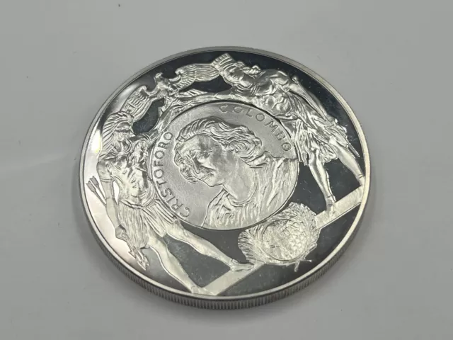 Ultra selten Vintage MASSIV Pamp Suisse George tötet den Drachen 5 Oz 999 Silber 2