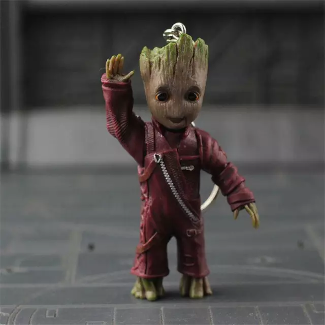 Guardians of the Galaxy Vol.2 Baby Groot Welle Hand Key Chain Figur NEU