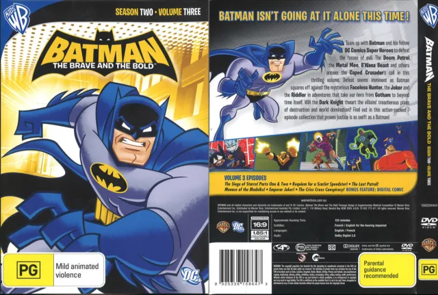 793A NEW SEALED DVD Region 4 BATMAN THE BRAVE AND THE BOLD $15.80 