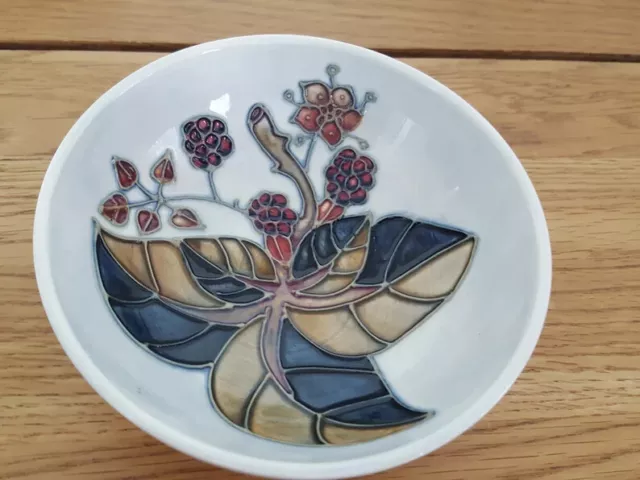 Moorcroft Bowl, Dish, bramble revisited 3