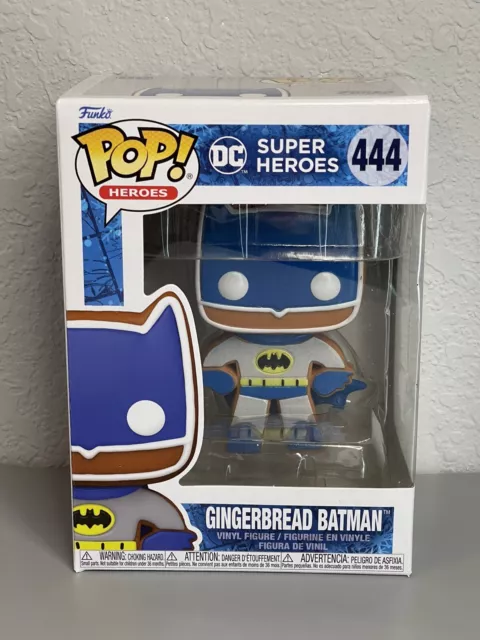 Funko Pop #444 Gingerbread Batman DC Super Heroes Holiday