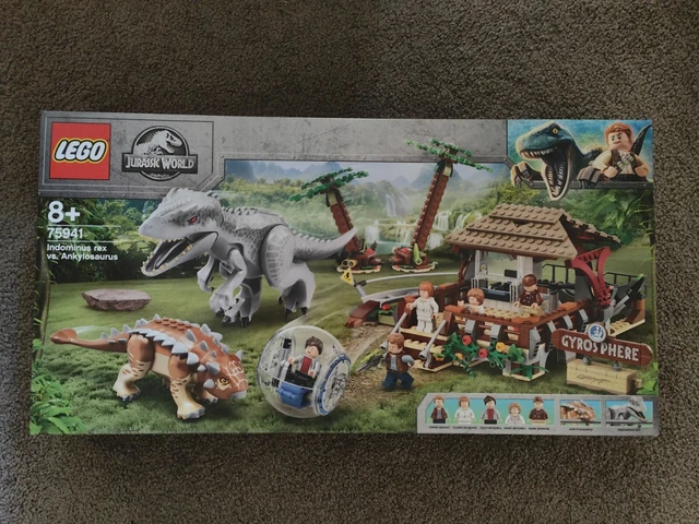 LEGO JURASSIC WORLD 75941 INDOMINUS REX VS. ANKYLOSAURUS New Sealed ...