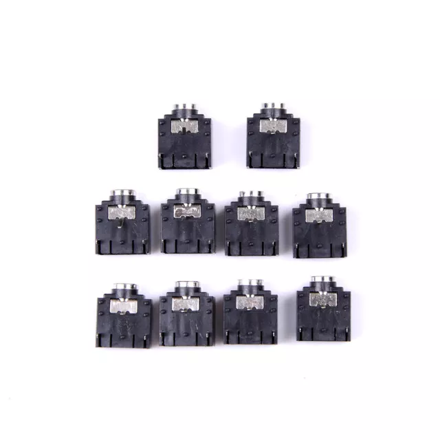 10X 3 pines montaje PCB hembra 3,5 mm conector enchufe estéreo DSEL