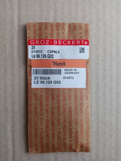 25 x Zungennadeln Passap / Paff Duomatic 80 NEU von Groz-Beckert