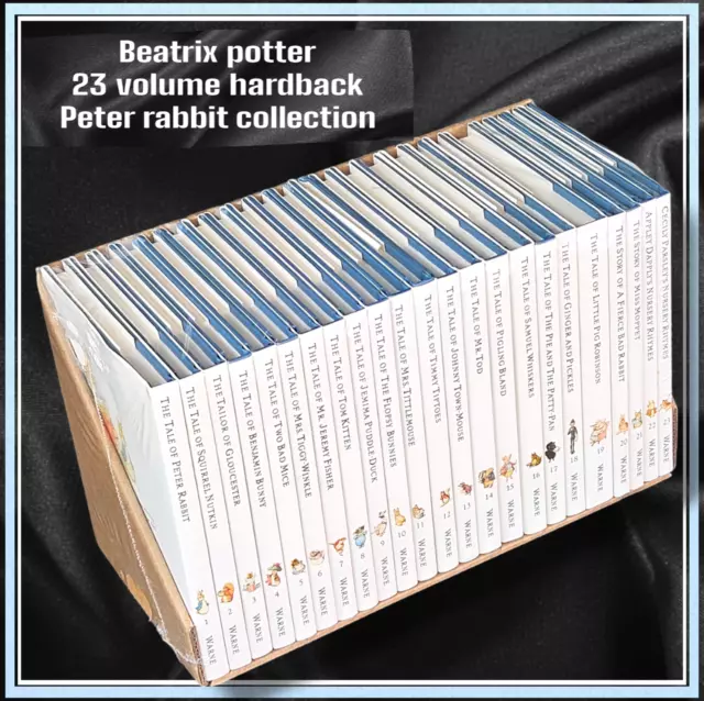 The World of Peter Rabbit Complete 23 Book set Original Tales GREAT EASTER GIFT