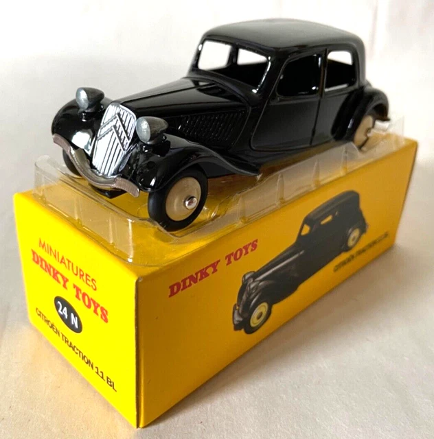 Dinky Toys Traction 11BL Atlas Citroën échelle 1/43 - Peinte Marron Et Noir