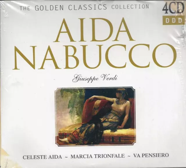 4 CD Box GIUSEPPE VERDI - AIDA - NABUCCO Collection nuovo