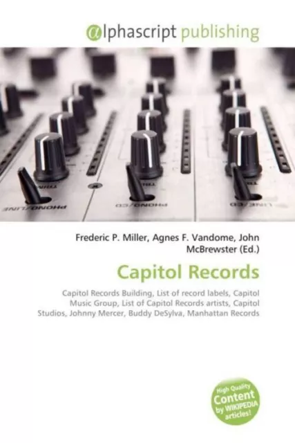 Capitol Records Frederic P. Miller (u. a.) Taschenbuch Englisch