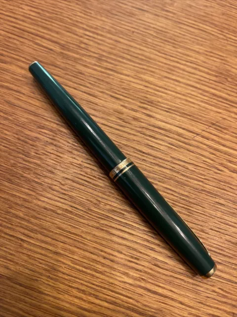 Stylo plume Montblanc Generation vert fountain pen plume 18k tordue fonctionnel