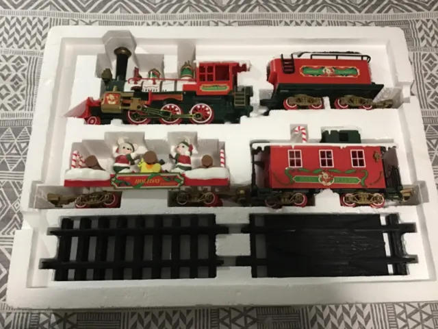 Vintage New Bright The Holiday Express Train Set No. 181