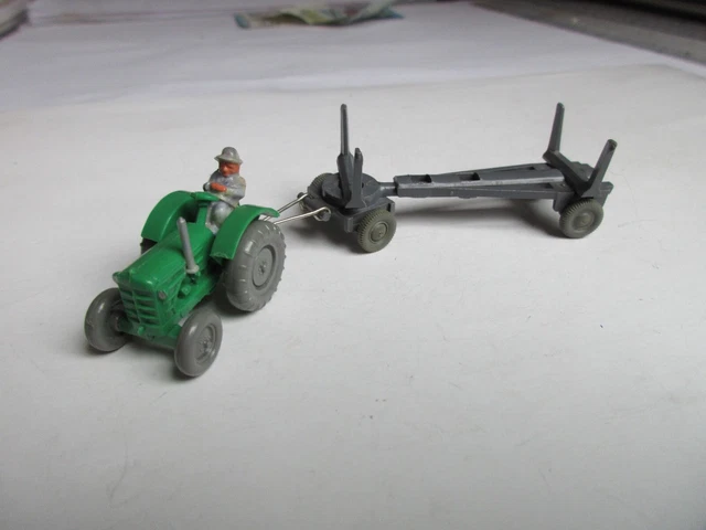 WIKING TRACTEUR ANCIEN avec remorque en HO 1:87eme EUR 15,99 - PicClick FR