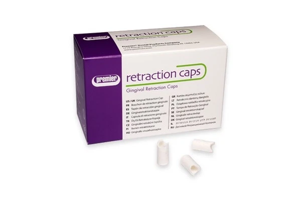 BULK! Premier Dental Retraction Caps 1  (Comprecap) (Traxodent) PRE9048251 240pk