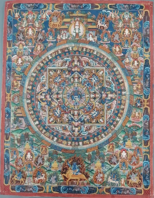 Thangka-Mandala, Tibet 20. Jahrhundert