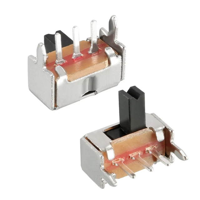 20 pz.3 mm scorrevole orizzontale SPDT 1P2T 3 terminali PCB blocco pannello