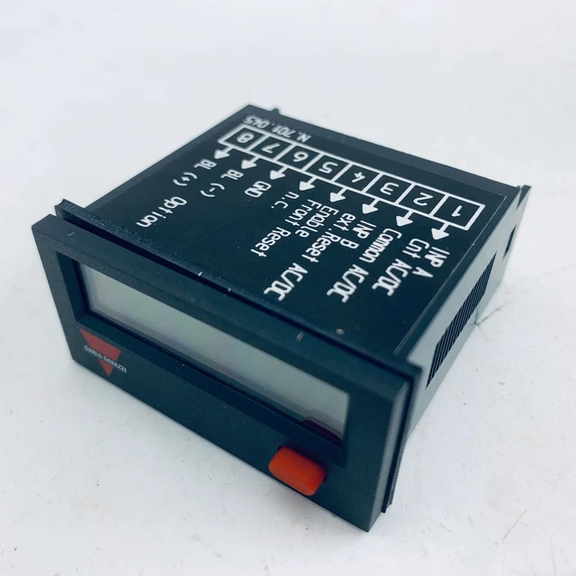 CARLO GAVAZZI FKA03XW24 Digital Counter Voltage Input IP65 45mm x 22mm