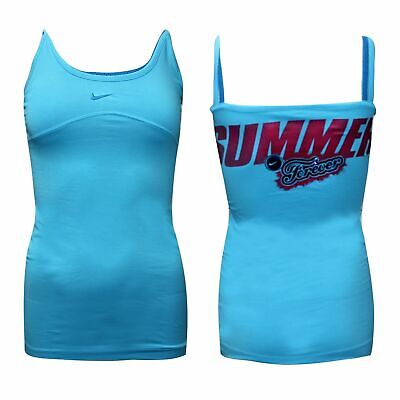 Nike Summer Forever Girls Tank Top Casual Vest Blue 422970 440