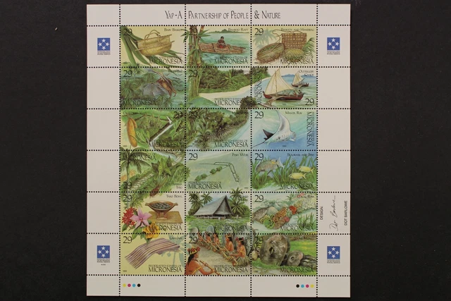 Mikronesien, MiNr. 319-336, ZD-Bogen, postfrisch / MNH - 644983M