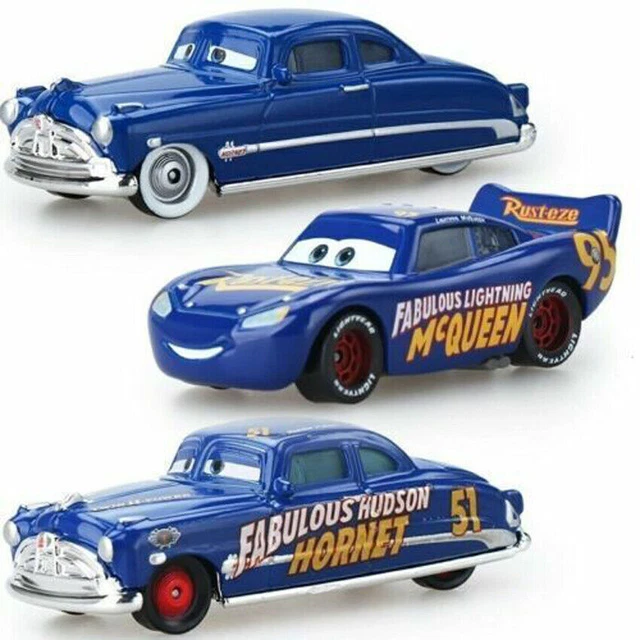 3-Pack Disney Pixar Cars Doc Hudson Fabulous Hudson Hornet McQueen Diecast Car