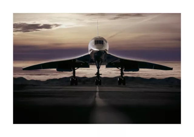 Concorde 2 A4 reproduction poster with choice of frame