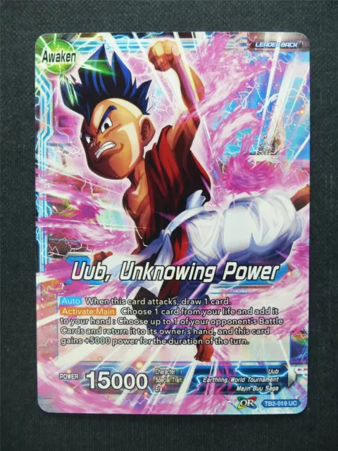 Uub Unknowing Power - Dragon Ball Super Cards #90