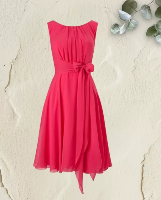 PHASE EIGHT MAGENTA Sabby Open Lace Dress Uk Size 12 RRP 150. 75.00 PicClick UK
