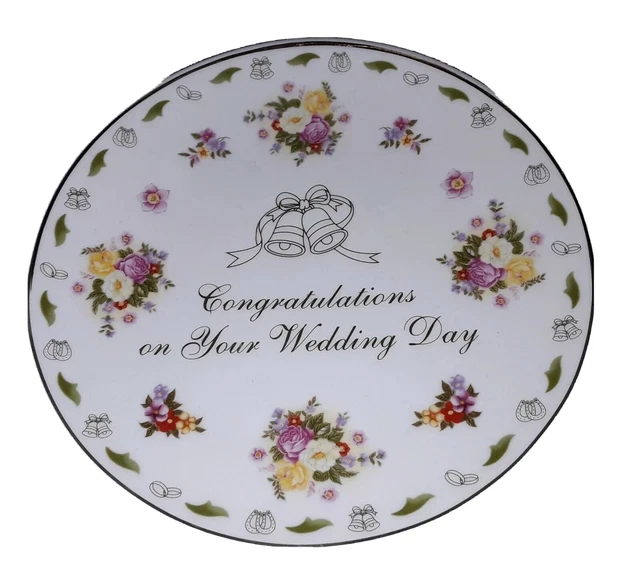 Targa da collezione collezione collezione Leonardo Congratulations on Your Wedding Day