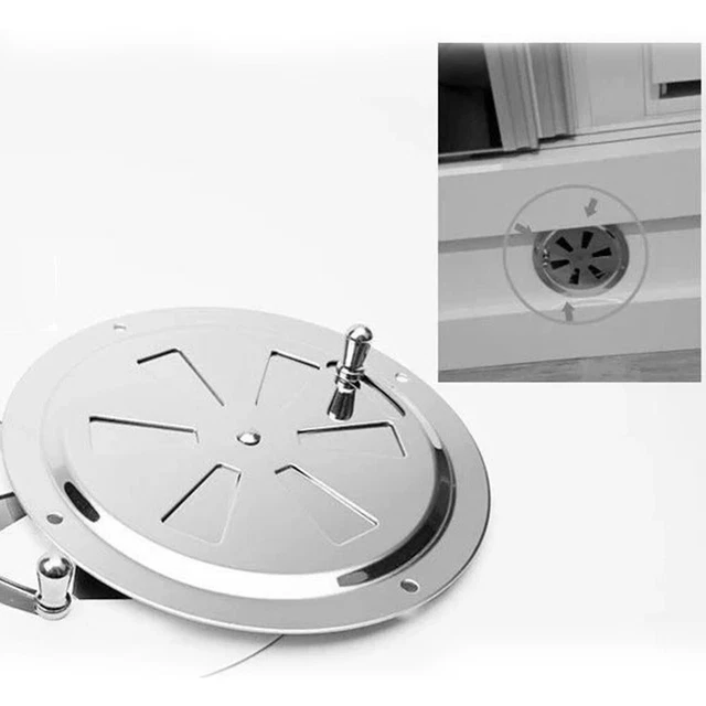 Marine Entlüftungsschmetterling Tour Luftschlitze Argent Pièces Accessoire